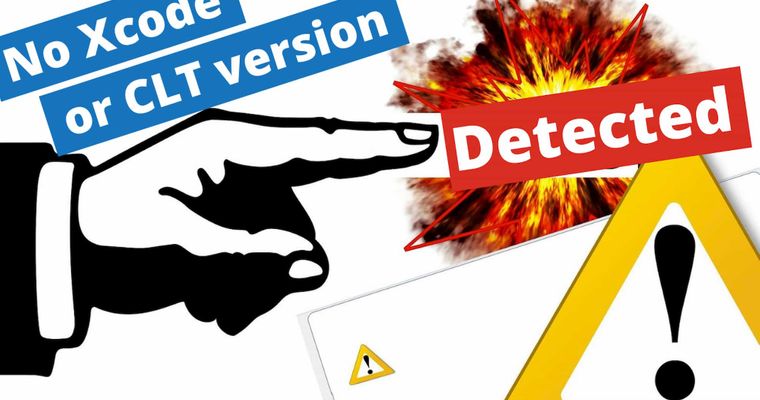 gyp: No Xcode or CLT version detected - ERR! configure error in macOS Catalina